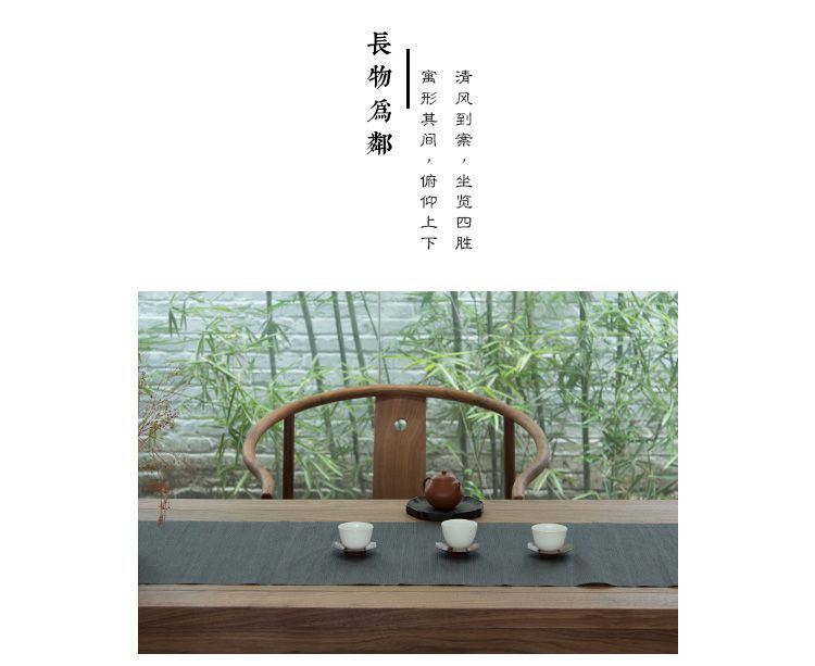 Horseshoe table dining-table writing desk(图5)