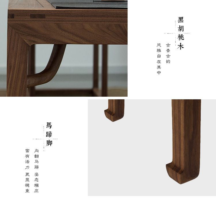 Horseshoe table dining-table writing desk(图9)