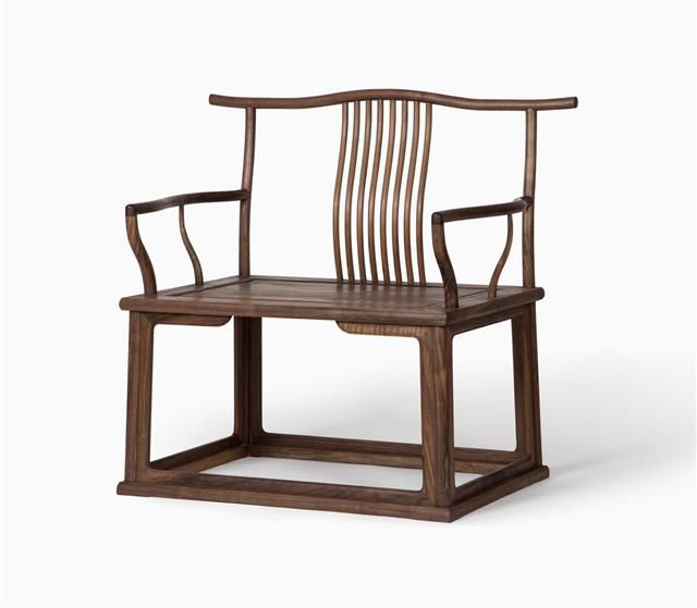 Comb backrest chair Chinese style chair(图1)