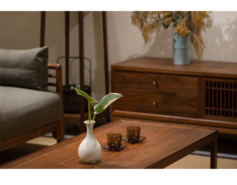 Solid wood Chinese style TV cabinet(图4)