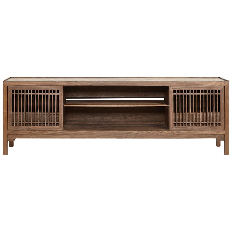 Solid wood Chinese style TV cabinet