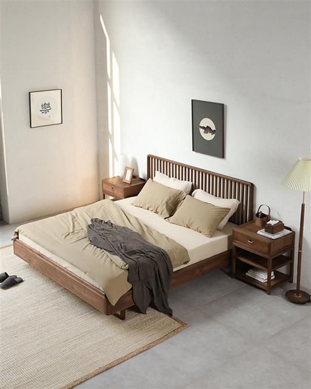 Chinese style bed  Bedroom Bed(图1)