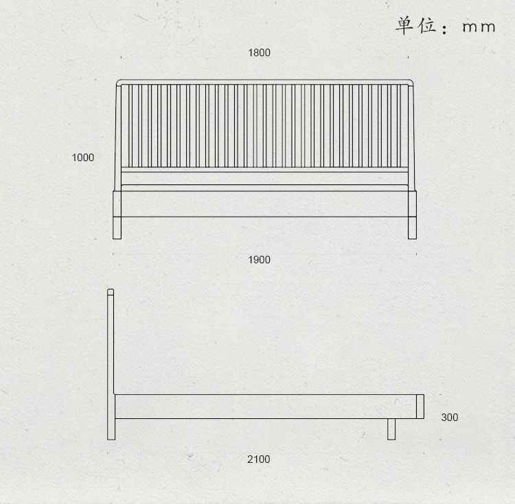 Chinese style bed  Bedroom Bed(图11)