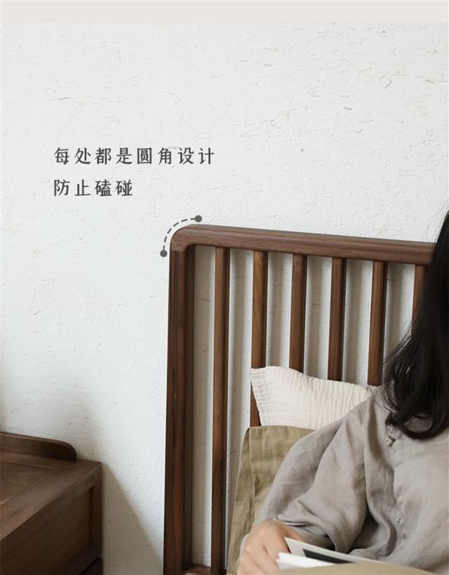 Chinese style bed  Bedroom Bed(图3)