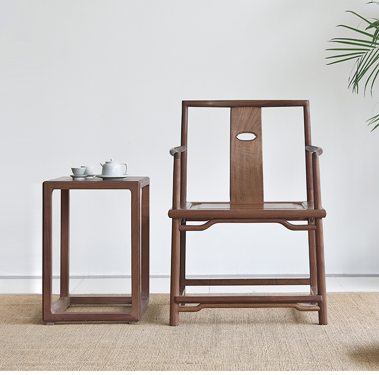New Chinese style Begonia Zen chair(图2)