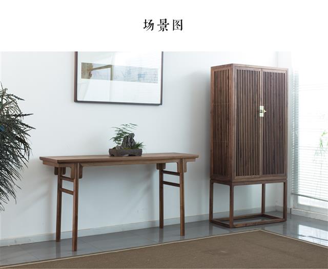 New Chinese style flat top console table(图1)