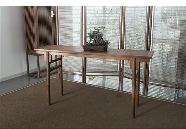 New Chinese style flat top console table(图2)