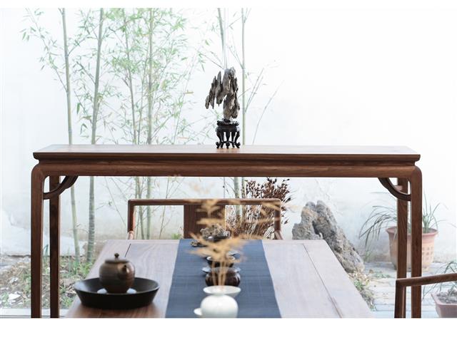 New Chinese style Ming Dynasty console table(图4)